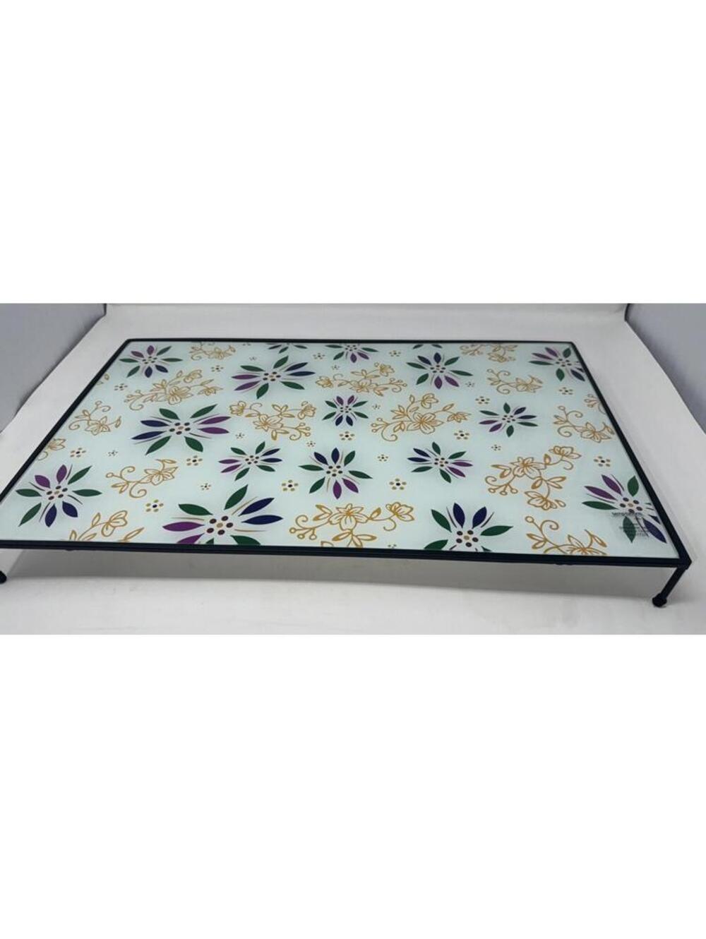 Temptations by Tara Old World Blue Rectangular Platter Serving Tray Platter